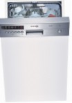 NEFF S49T45N1 Mesin pencuci piring sempit dapat disematkan sebagian
