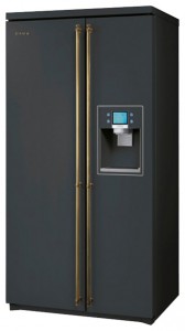 Charakteristik Kühlschrank Smeg SBS8003AO Foto