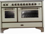 ILVE MD-120F-VG Antique white Kitchen Stove, type of oven: gas, type of hob: combined