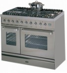 ILVE TD-90W-VG Stainless-Steel Kitchen Stove, type of oven: gas, type of hob: gas