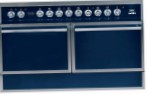 ILVE QDC-120F-MP Blue Kitchen Stove, type of oven: electric, type of hob: combined