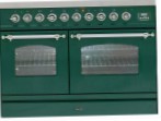 ILVE PDNI-100-MP Green Kitchen Stove, type of oven: electric, type of hob: electric