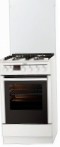 AEG 47635GM-WN Estufa de la cocina, tipo de horno: eléctrico, tipo de encimera: gas