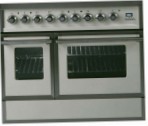 ILVE QDC-90RW-MP Antique white Estufa de la cocina, tipo de horno: eléctrico, tipo de encimera: conjunto