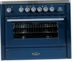 ILVE MT-90F-MP Blue Kitchen Stove, type of oven: electric, type of hob: combined