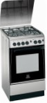 Indesit KN 3G21 S(X) Kompor dapur, jenis oven: gas, jenis hob: gas