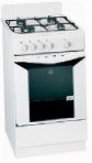 Indesit K 1G20 (W) Kompor dapur, jenis oven: gas, jenis hob: gas