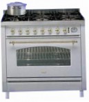 ILVE P-90RN-MP Green Kitchen Stove, type of oven: electric, type of hob: gas