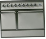 ILVE QDC-90R-MP Antique white Estufa de la cocina, tipo de horno: eléctrico, tipo de encimera: conjunto