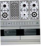 ILVE PDF-120B-VG Stainless-Steel Σόμπα κουζίνα, τύπος φούρνου: αέριο, είδος των εστιών: αέριο