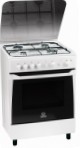 Indesit KN 6G21 (W) Kompor dapur, jenis oven: gas, jenis hob: gas