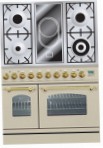 ILVE PDN-90V-MP Antique white Σόμπα κουζίνα, τύπος φούρνου: ηλεκτρικός, είδος των εστιών: σε συνδυασμό