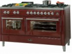 ILVE MT-150FR-MP Red Kitchen Stove, type of oven: electric, type of hob: combined