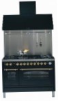 ILVE PN-120V-VG Blue Kitchen Stove, type of oven: gas, type of hob: combined
