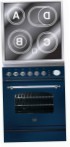 ILVE PI-60N-MP Blue Kitchen Stove, type of oven: electric, type of hob: electric