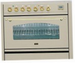 ILVE PN-90F-VG Antique white Kitchen Stove, type of oven: gas, type of hob: gas