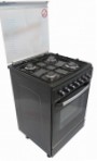 Fresh 55х55 FORNO black Estufa de la cocina, tipo de horno: gas, tipo de encimera: gas