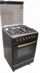 Fresh 55х55 FORNO brown st.st. top Fornuis, type oven: gas, type kookplaat: gas