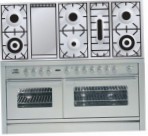 ILVE PW-150F-VG Stainless-Steel Kitchen Stove, type of oven: gas, type of hob: gas