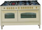 ILVE PN-150V-VG Antique white Kitchen Stove, type of oven: gas, type of hob: combined