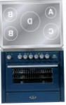 ILVE MTI-90-MP Blue Kitchen Stove, type of oven: electric, type of hob: electric