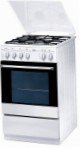 Mora MKN 57126 FW Cuisinière, type de four: électrique, Type de poêle: gaz