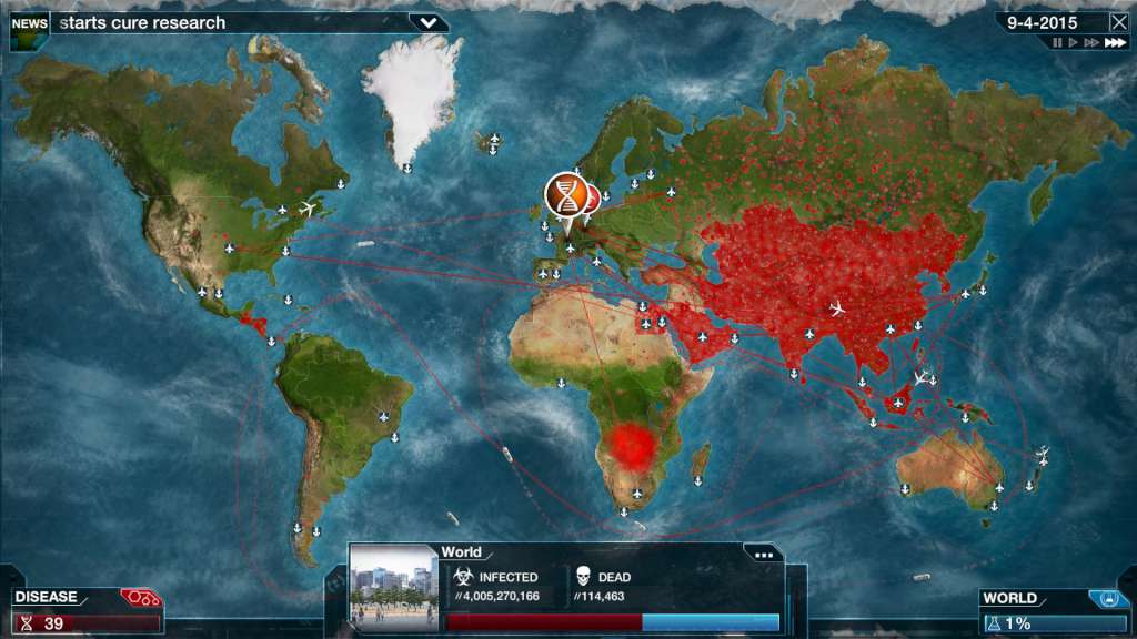 Plague Inc: Evolved Steam Account, $2.03