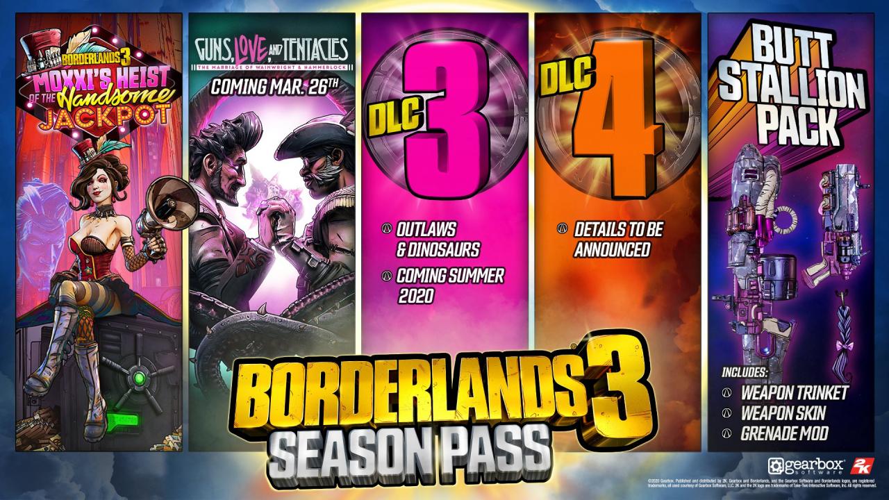 Borderlands 3 - Season Pass DLC EU Steam CD Key, $12.68