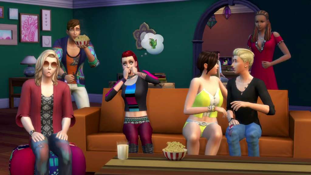 The Sims 4 - Movie Hangout Stuff DLC Origin CD Key, $9.37