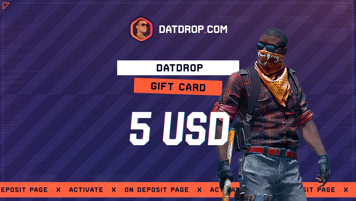 DatDrop 5 USD Gift Card, $5.45