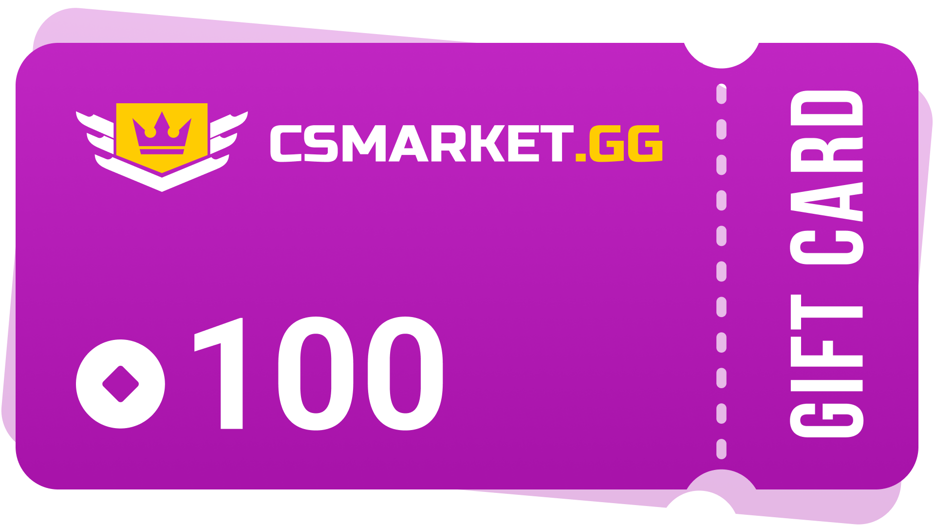 CSMARKET.GG 100 Gems Gift Card, $68.32