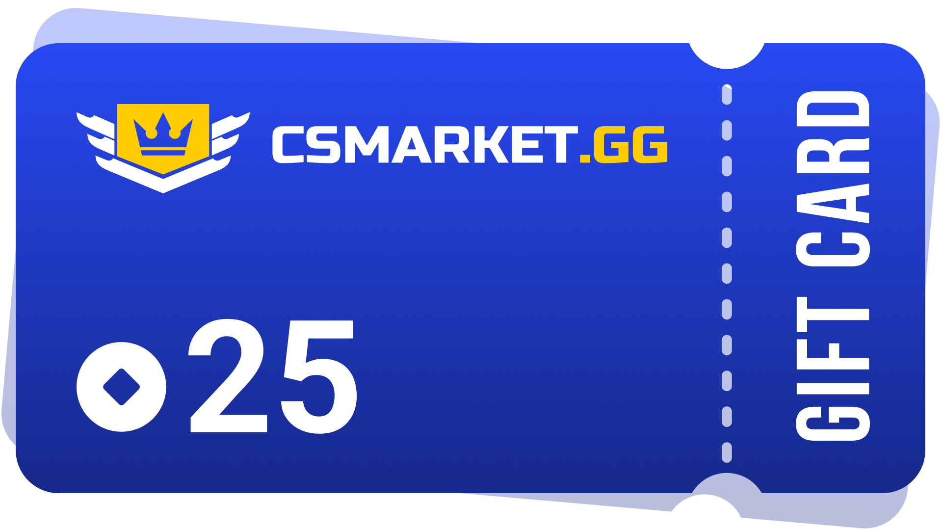 CSMARKET.GG 25 Gems Gift Card, $17.16
