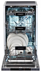Characteristics Dishwasher PYRAMIDA DP-08 Premium Photo