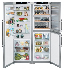 Charakteristik Kühlschrank Liebherr SBSes 7155 Foto