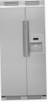 Steel Genesi GFR90 Fridge refrigerator with freezer