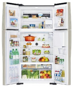 katangian Refrigerator Hitachi R-W722PU1GBW larawan