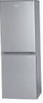 Bomann KG183 silver Fridge refrigerator with freezer