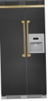 Steel Ascot AFR9 Fridge refrigerator with freezer