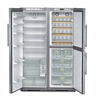 katangian Refrigerator Liebherr SBSes 7052 larawan