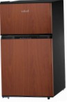 Tesler RCT-100 Wood Fridge refrigerator with freezer