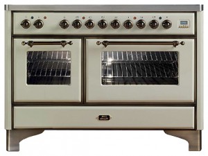 características Estufa de la cocina ILVE MD-120B6-MP Antique white Foto
