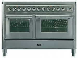 características Estufa de la cocina ILVE MTD-120B6-MP Stainless-Steel Foto