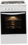 BEKO CSG 52010 GW Estufa de la cocina, tipo de horno: gas, tipo de encimera: gas