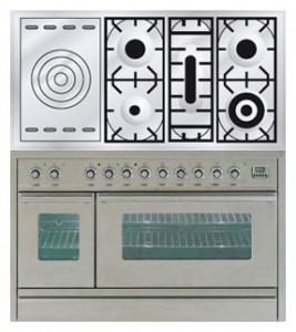 Characteristics Kitchen Stove ILVE PSW-120S-VG Stainless-Steel Photo