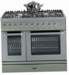 ILVE TD-90FL-VG Stainless-Steel Kitchen Stove, type of oven: gas, type of hob: combined