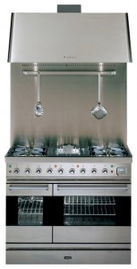 Characteristics Kitchen Stove ILVE PD-90R-VG Stainless-Steel Photo