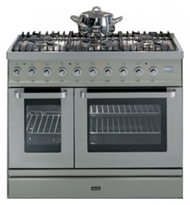 características Estufa de la cocina ILVE TD-906L-VG Stainless-Steel Foto