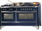 ILVE M-150F-MP Blue Kitchen Stove, type of oven: electric, type of hob: combined