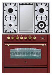 Характеристики Кухненската Печка ILVE PN-90F-MP Red снимка