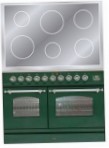 ILVE PDNI-100-MW Green Fornuis, type oven: elektrisch, type kookplaat: elektrisch